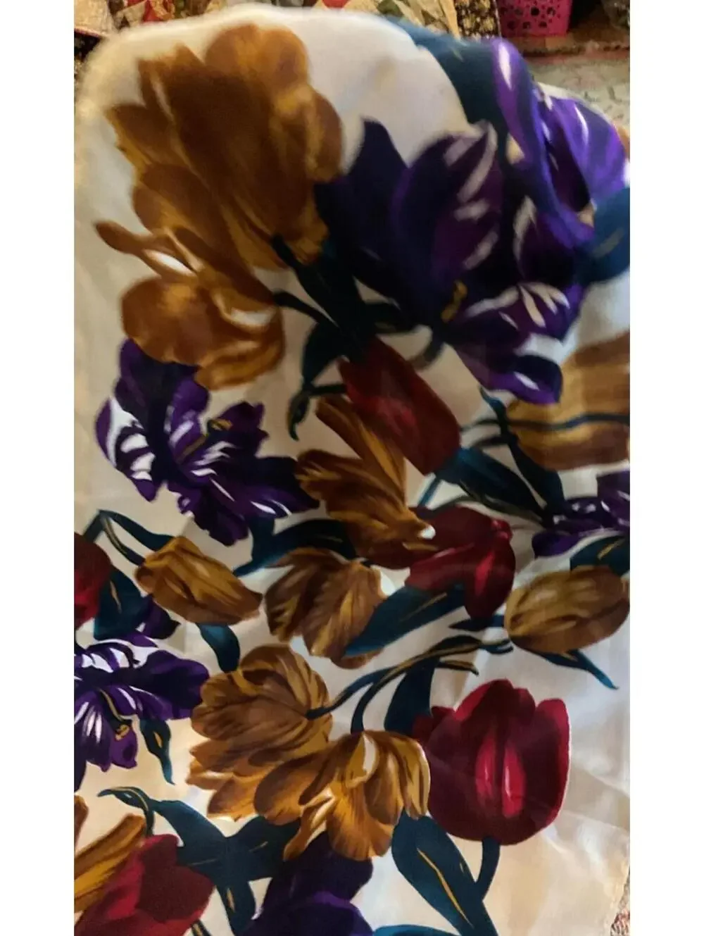 J.G. Hook Floral Scarf - Elegant Silk Blend